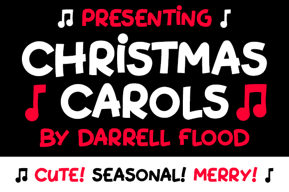 Christmas Carols: A Bold, Fun Display Font for Festive Projects