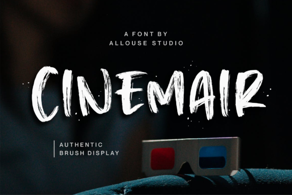 Cinemair: The Authentic Brush Display Font for Modern Design Needs