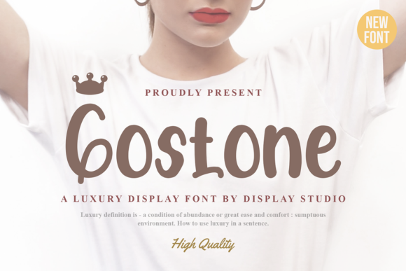 Gostone: The Bold Display Font That Elevates Your Brand Identity