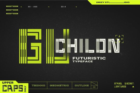 Guchilon: Elevating Bold Design with Futuristic Typography