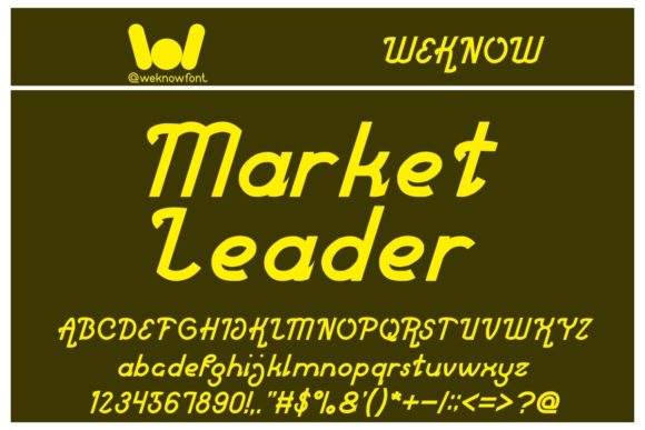 Market Leader: A Strategic Approach to Typography for Modern Brand Identity