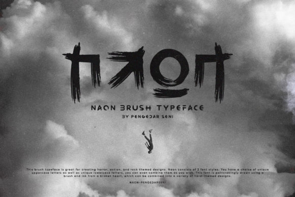 Naon Display Font: Elevate Horror, Action, and Rock Designs