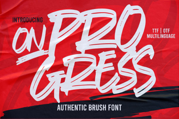 On Progress: Elevate Your Designs with Dramatic Typography