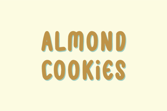 Pignoli Cookies: A Unique Display Font for Creative Projects