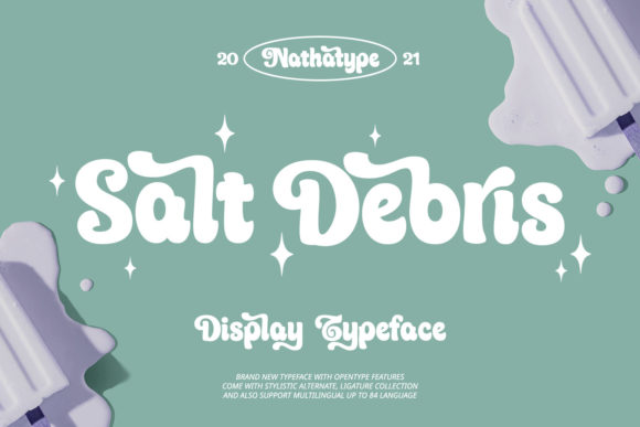 Salt Debris: Elevating Brand Identity with a Statement Display Font