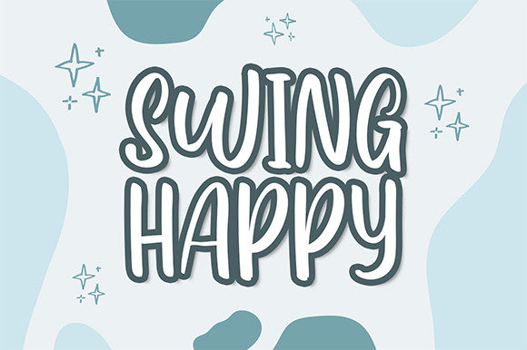 Swing Happy: The Playful Typography Choice for Vibrant Design