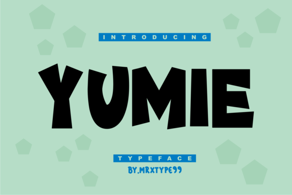 Yumie: The Bold Display Typeface That Demands Attention